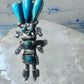Kachina ring turquoise signed size 6 sterling silver women signed AH