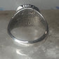 Navajo lab opal ring signed B size 5.75 sterling silver women