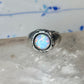 Navajo lab opal ring signed B size 5.75 sterling silver women