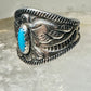 Phoenix ring size 5 turquoise band sterling silver band women boys girls