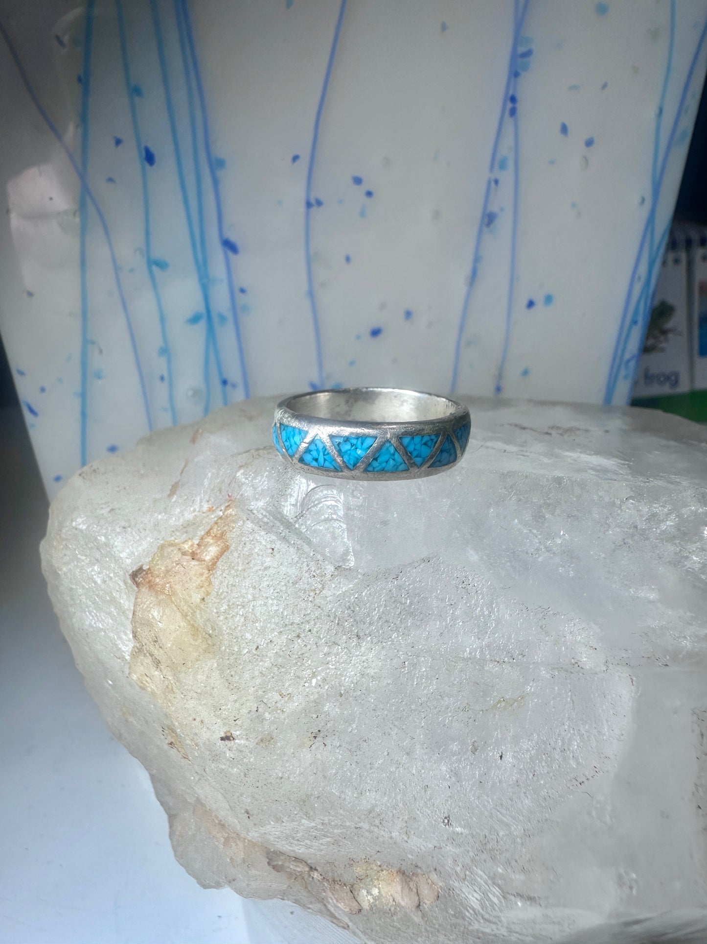 Black Hills Gold ring double heart Valentine Love band size 9.25 sterling silver women
