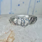Black Hills Gold ring double heart Valentine Love band size 9.25 sterling silver women