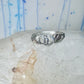Black Hills Gold ring double heart Valentine Love band size 9.25 sterling silver women