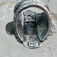 Dog ring "In Dog We Trust" band "Guard and Protect Me" text size 6.75 sterling silver wome