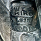 Dog ring "In Dog We Trust" band "Guard and Protect Me" text size 6.75 sterling silver wome