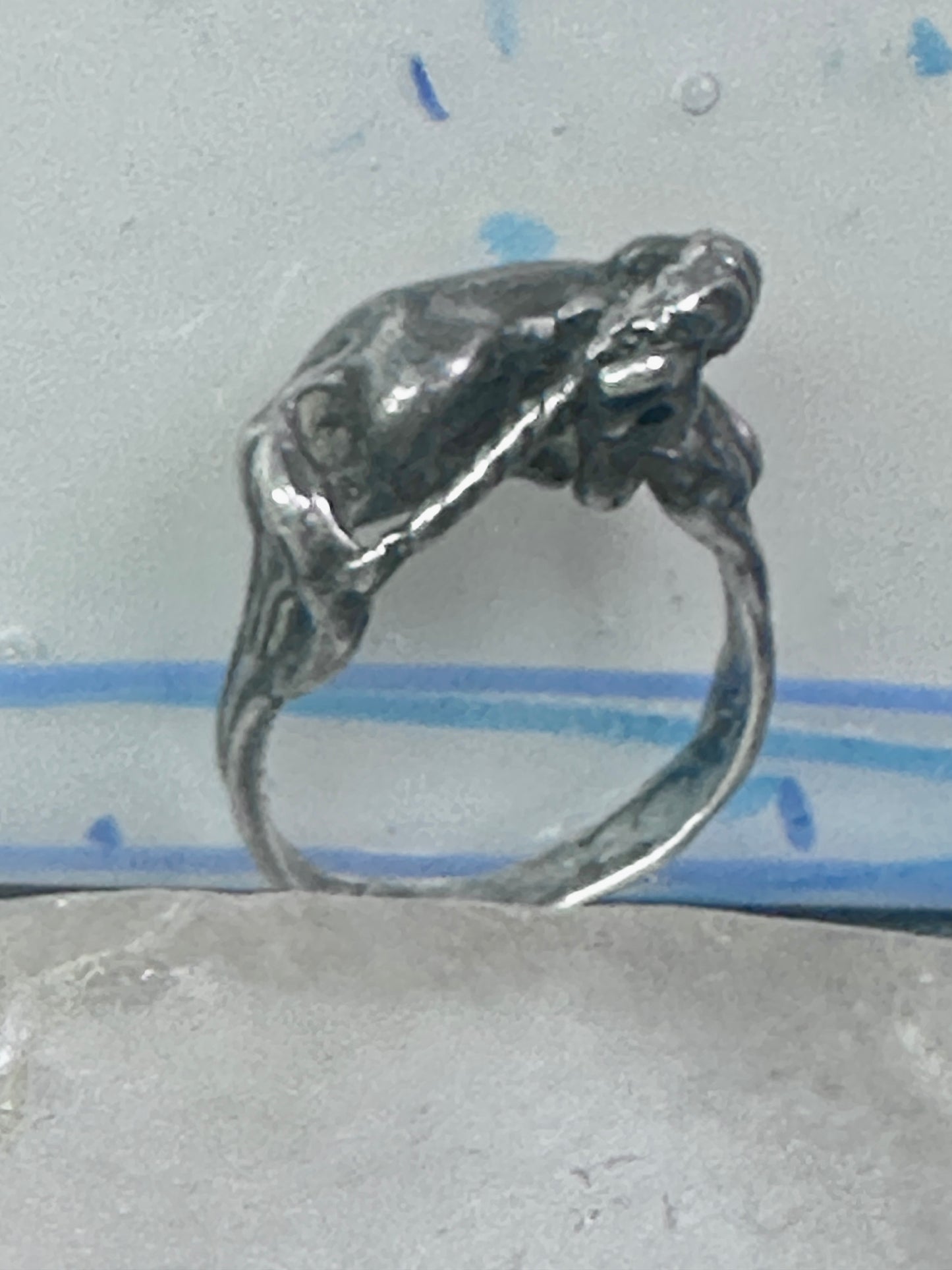 Unicorn Ring by horse band size 7 sterling silver women girls