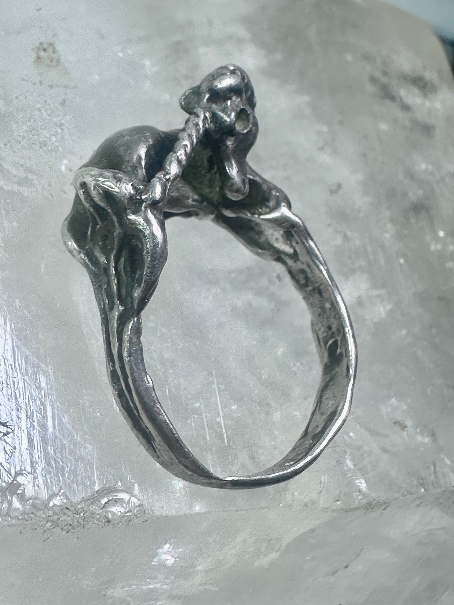 Unicorn Ring by horse band size 7 sterling silver women girls