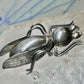 Vintage Taxco Sterling Silver Beetle Pin Mexican Insect Brooch 1 3/4" 6.5g 925
