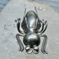 Vintage Taxco Sterling Silver Beetle Pin Mexican Insect Brooch 1 3/4" 6.5g 925