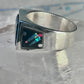 Navajo ring K Nez Storyteller Shooting Stars Village lapis opal size 7.75 sterling silver