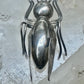 Vintage Taxco Sterling Silver Beetle Pin Mexican Insect Brooch 1 3/4" 6.5g 925