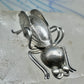 Vintage Taxco Sterling Silver Beetle Pin Mexican Insect Brooch 1 3/4" 6.5g 925