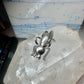 Vintage Taxco Sterling Silver Beetle Pin Mexican Insect Brooch 1 3/4" 6.5g 925