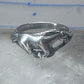 Galloping Horse Ring by Ott band size 8.75 cowgirl sterling silver women girls