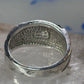 Black Hills Gold ring Dad band Fathers Day leaves size 10.50 sterling silver men