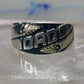 Black Hills Gold ring Dad band Fathers Day leaves size 10.50 sterling silver men
