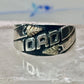 Black Hills Gold ring Dad band Fathers Day leaves size 10.50 sterling silver men