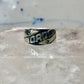 Black Hills Gold ring Dad band Fathers Day leaves size 10.50 sterling silver men
