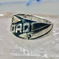 Black Hills Gold ring Dad band Fathers Day leaves size 10.50 sterling silver men
