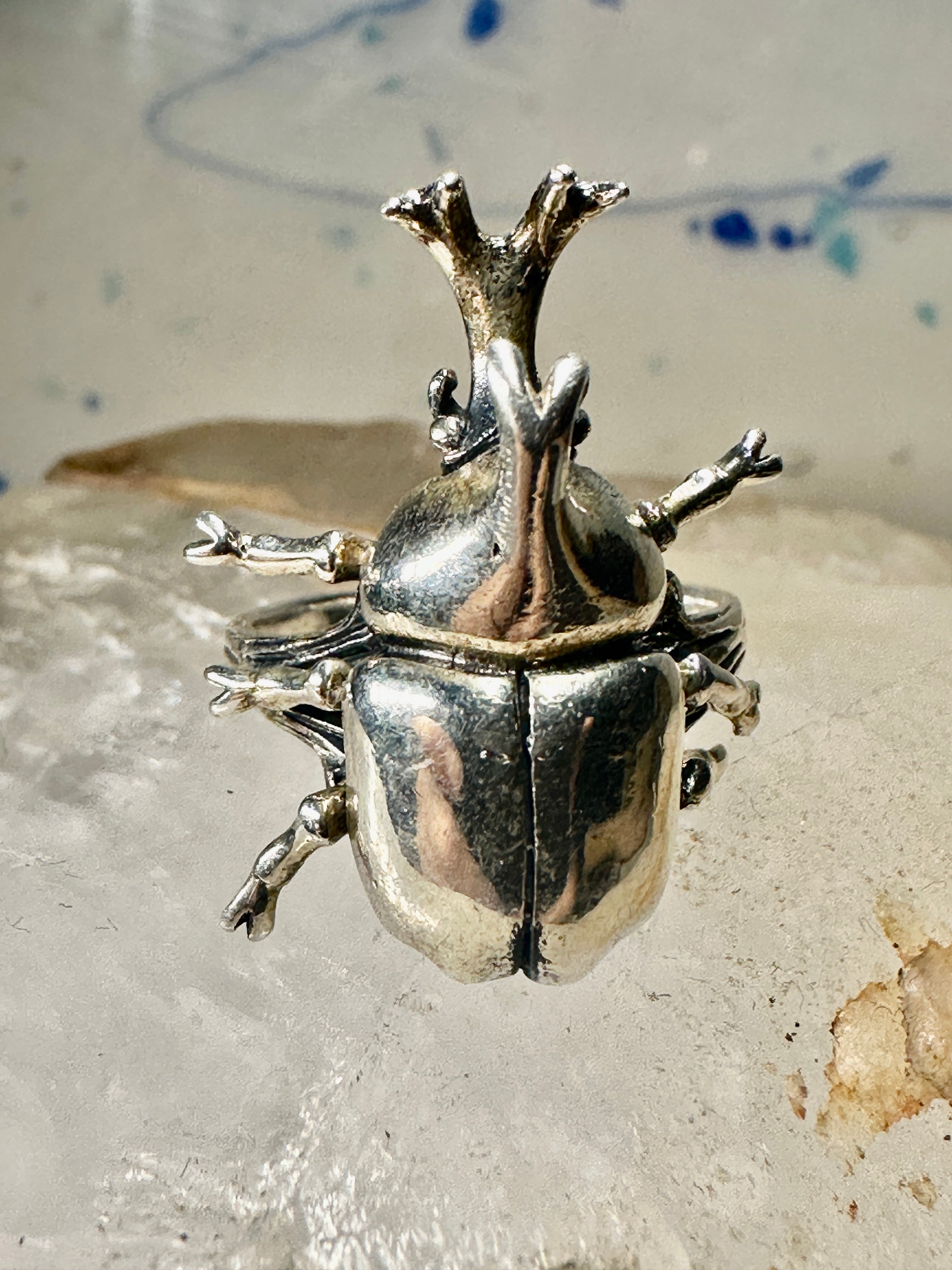 Stag Beetle Ring, Bug high quality Ring, Insect Ring