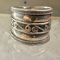 Cigar band ring rope design size 7.50 sterling silver women&nbsp;