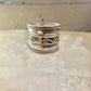 Cigar band ring rope design size 7.50 sterling silver women&nbsp;