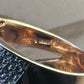 Face ring figurative multi pave CZ band rose gold over sterling silver size 9.75 women