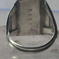 Zuni Cobblestone Ring Turquoise coral size 11.25 sterling silver sign R. G. & T