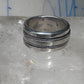 Spinner ring size 7.25 spinner biker band sterling silver women