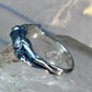Lady ring women nude band sterling silver size 7.5 women