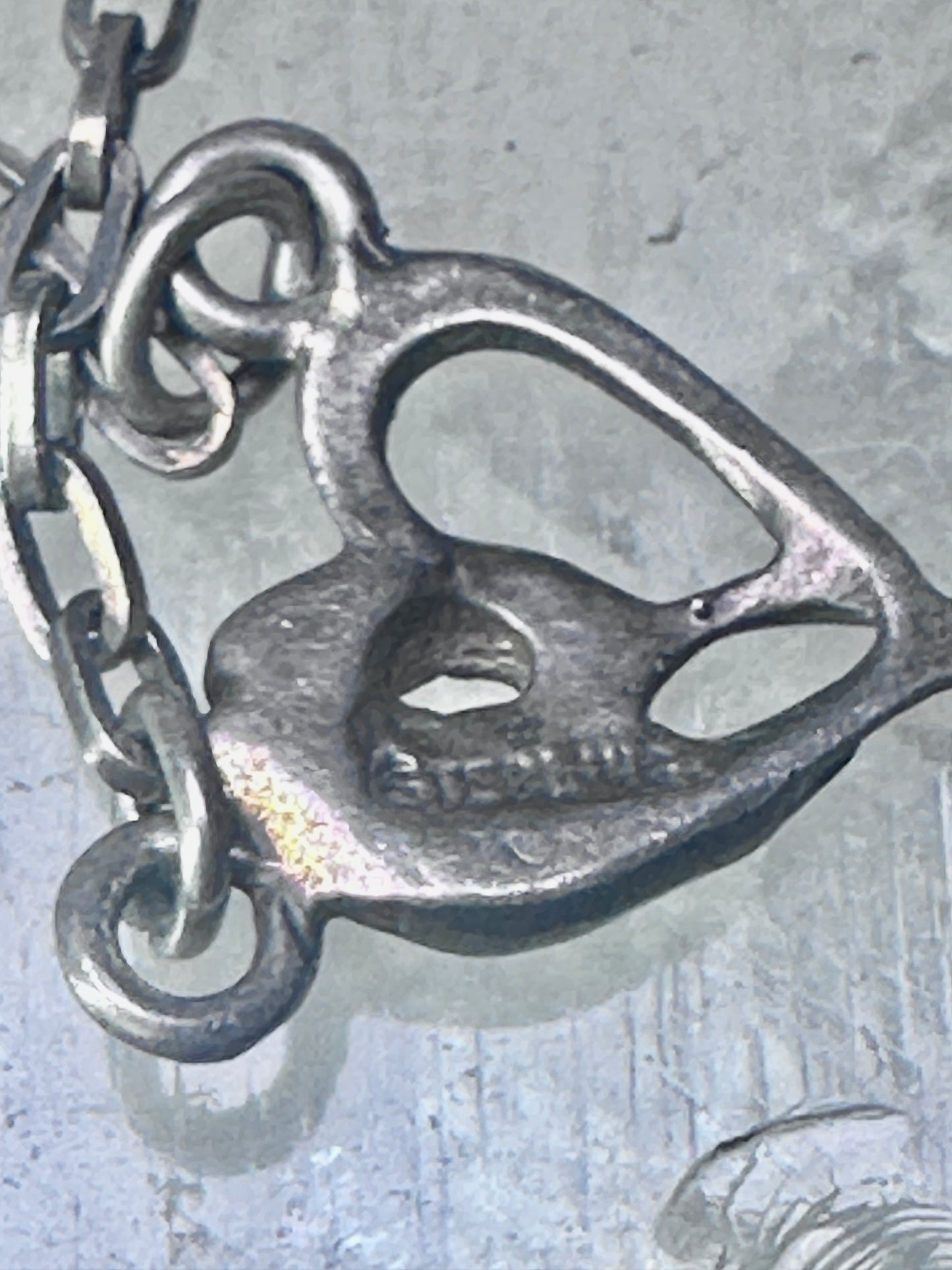 Harley Davidson ring slave bracelet biker motorcycle band size 7.75 sterling silver women