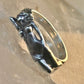 Lady ring women nude band sterling silver size 7.5 women
