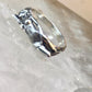 Lady ring women nude band sterling silver size 7.5 women