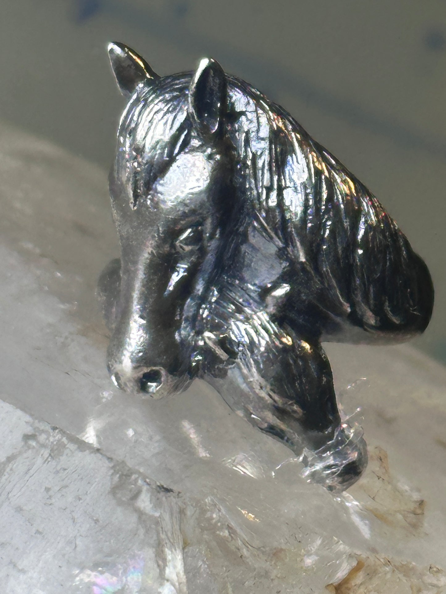 Horse ring foal band southwest size 6.5 cowgirl sterling silver women girls