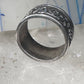 Spinner ring size 7.25 spinner biker band sterling silver women