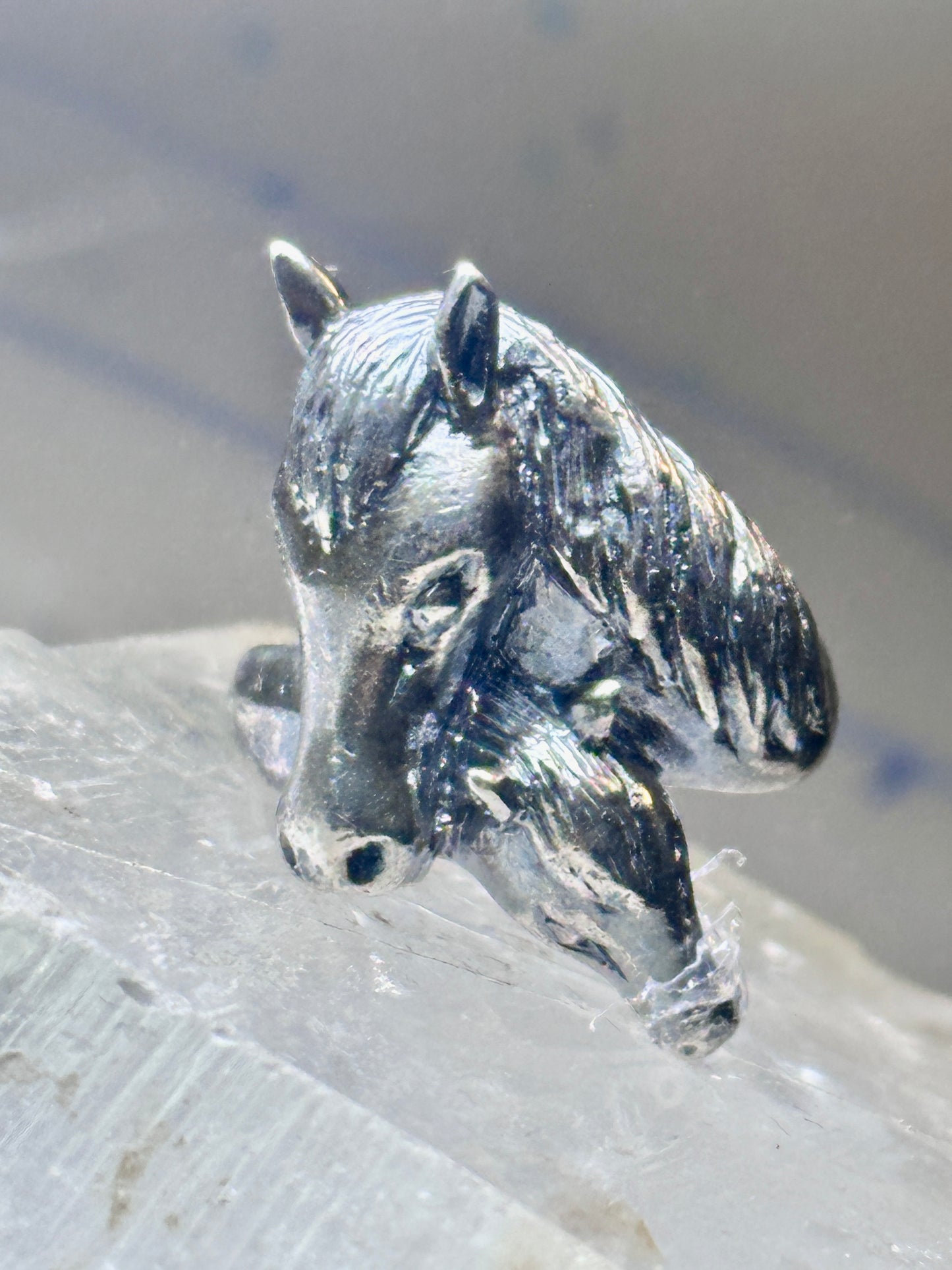 Horse ring foal band southwest size 6.5 cowgirl sterling silver women girls