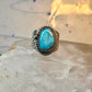 Navajo turquoise ring vintage band sterling silver size 12 women men