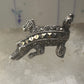 Alligator ring crocodile band size 9 marcasites sterling silver women