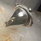 Scarab ring  carved stone adjustable size 8.75 sterling silver women