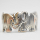 Elephant Ring size 7.75  elaphant band mystery metal