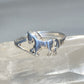 Horse ring size 7 pinky band cowgirl sterling silver women