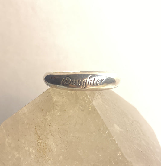 Daughter ring size 9 Mothers Day Gift  sterling silver women girls