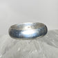 Vintage Plain ring size 3.50  wedding band stacker sterling silver M