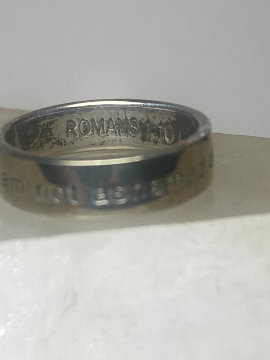 I am not ashamed of the gospel ring ring religious band