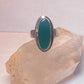 Poison ring size 10 green long sterling silver women