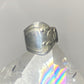 Spoon ring size 8  band  unknown metal