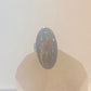 Kachina ring turquoise  chips coral chips long sterling silver women