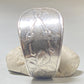 Spoon ring wishbone heart band four leaf clover good luck sterling silver women girls