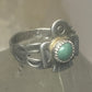 Phoenix ring Bell trading turquoise children pinky band sterling silver women girls