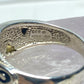 Black Hills gold ring sterling silver 12K overlay on leaves band women